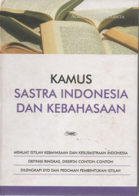 Image of Kamus Sastra Indonesia dan Kebahasaan