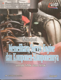 Image of Modul Memelihara / Servis Engine dan Komponen-Komponennya