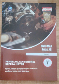 Image of PENGELOLAAN BENGKEL SEPEDA MOTOR SMK/MAK FASE F KELAS XII