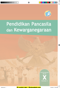 Image of Pendidikan Pancasila dan Kewarganegaraan Kelas X semester 2